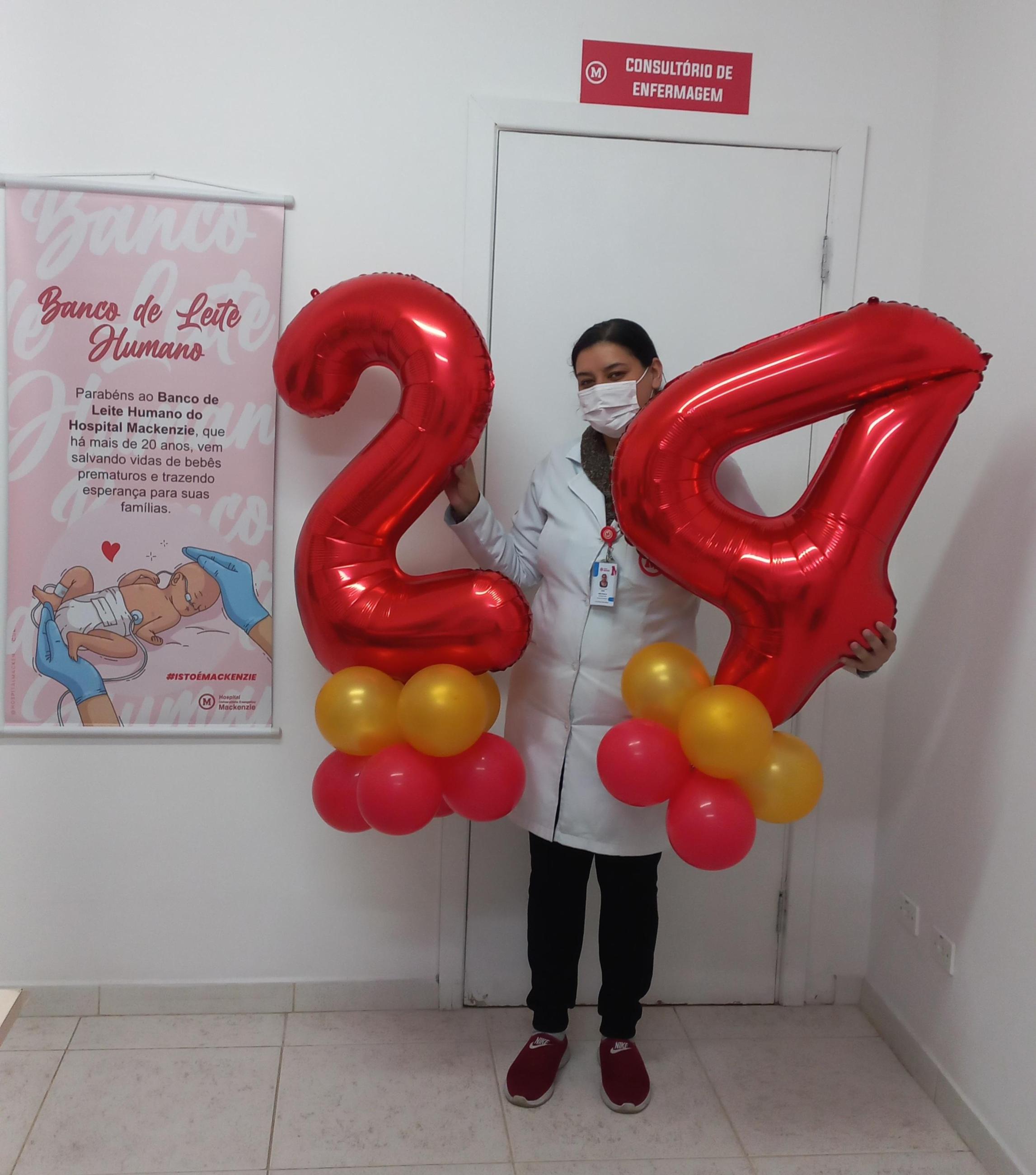 O Banco de Leite Humano do Hospital Universitário Evangélico Mackenzie  comemorou seu 24° de aniversário